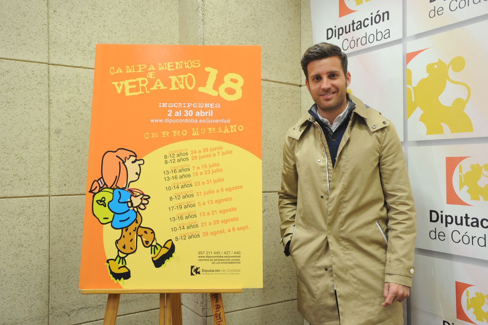 Martín Torralbo, en el Palacio de la Merced.