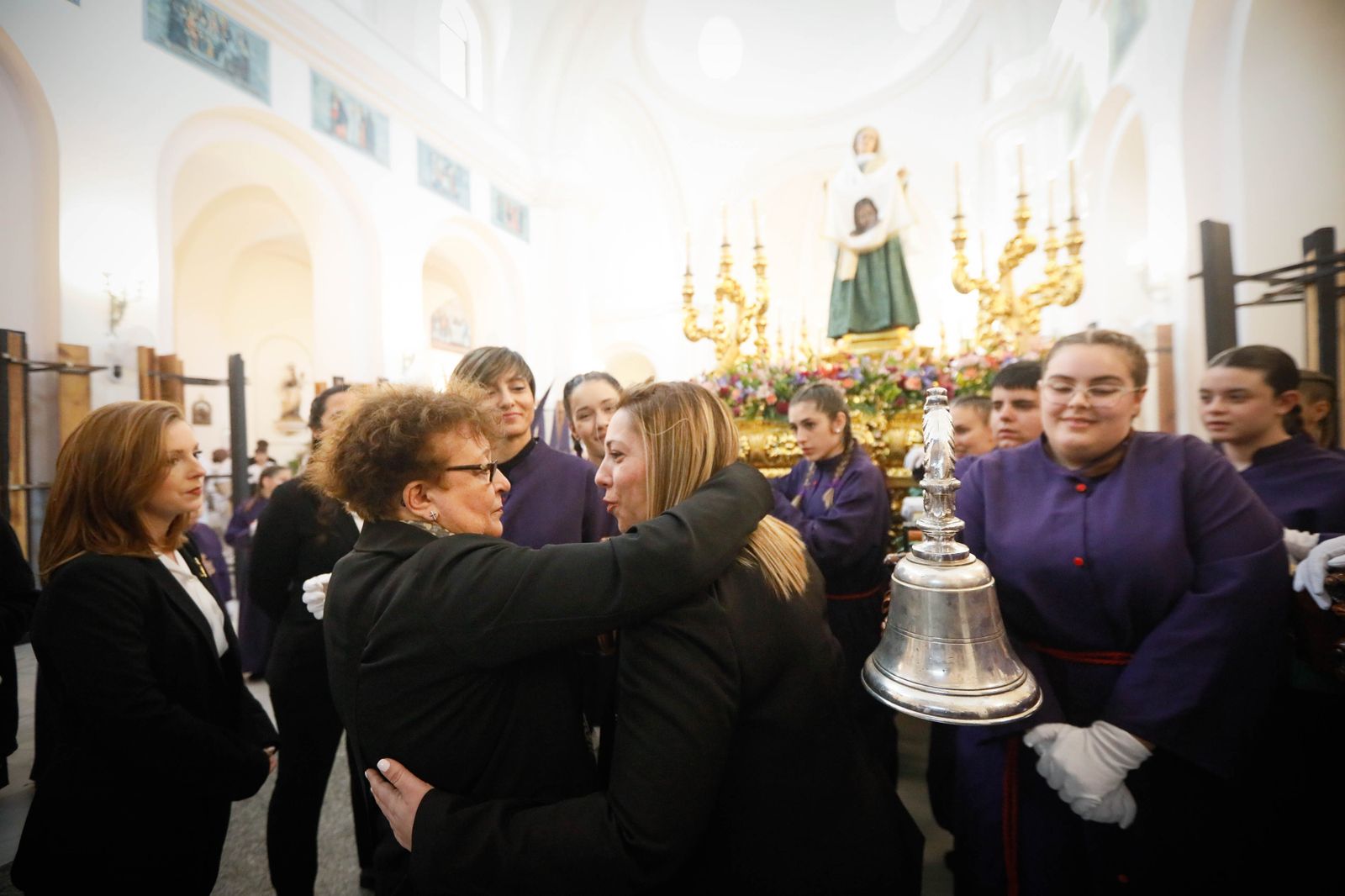 La procesión del Encuentro, en imágenes