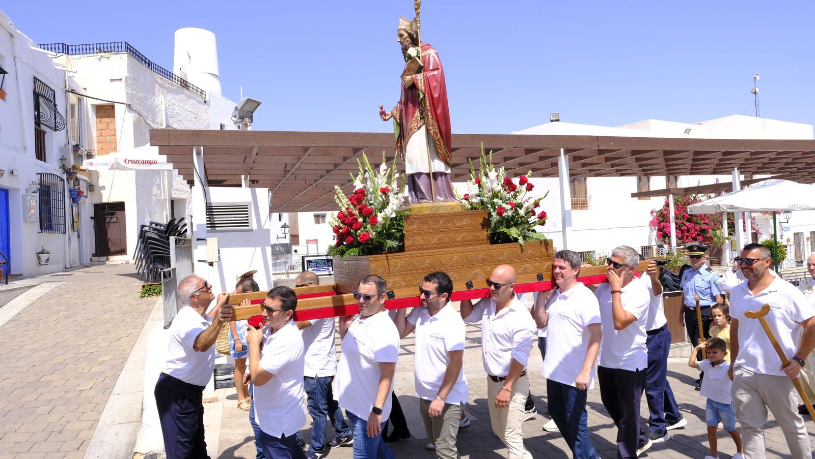 La Procesión de San Agustín en Mojácar, en imágenes