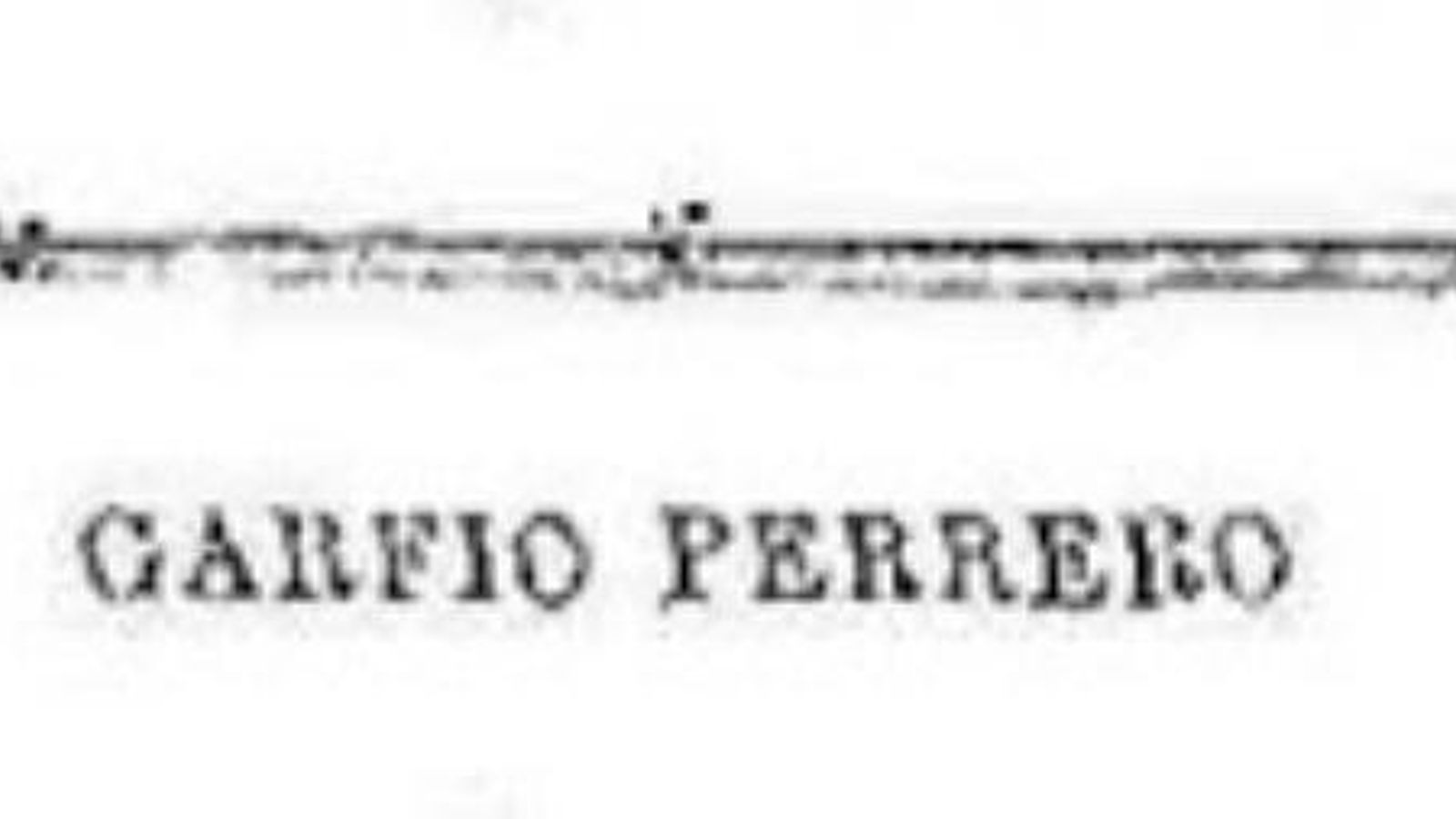 Garfio perrero.