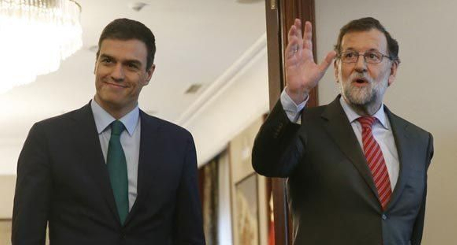 Rajoy y Sánchez se reunirán el miércoles en el Congreso