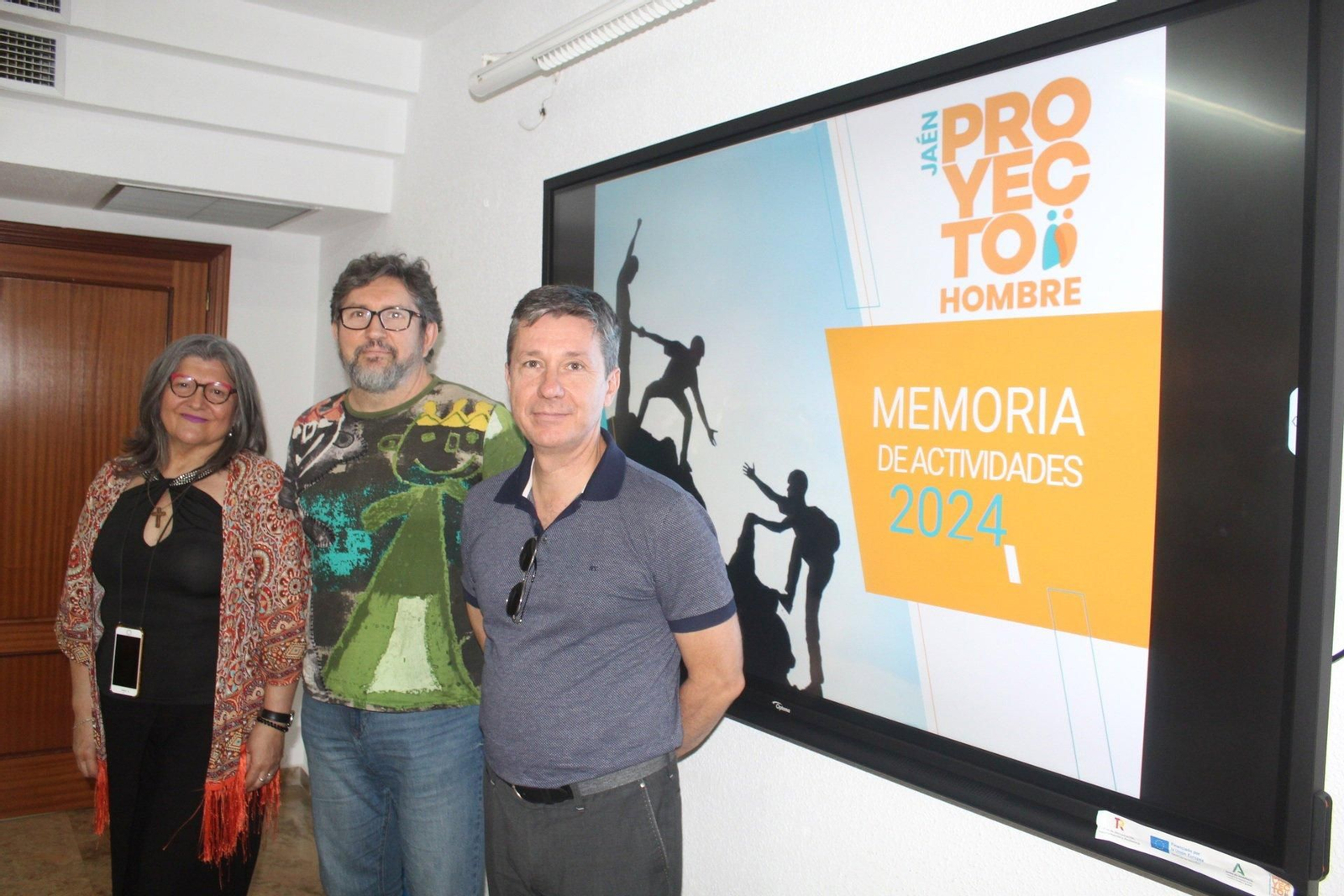 Isabel Mateos, Pedro Pedrero y Rafael Ramos.