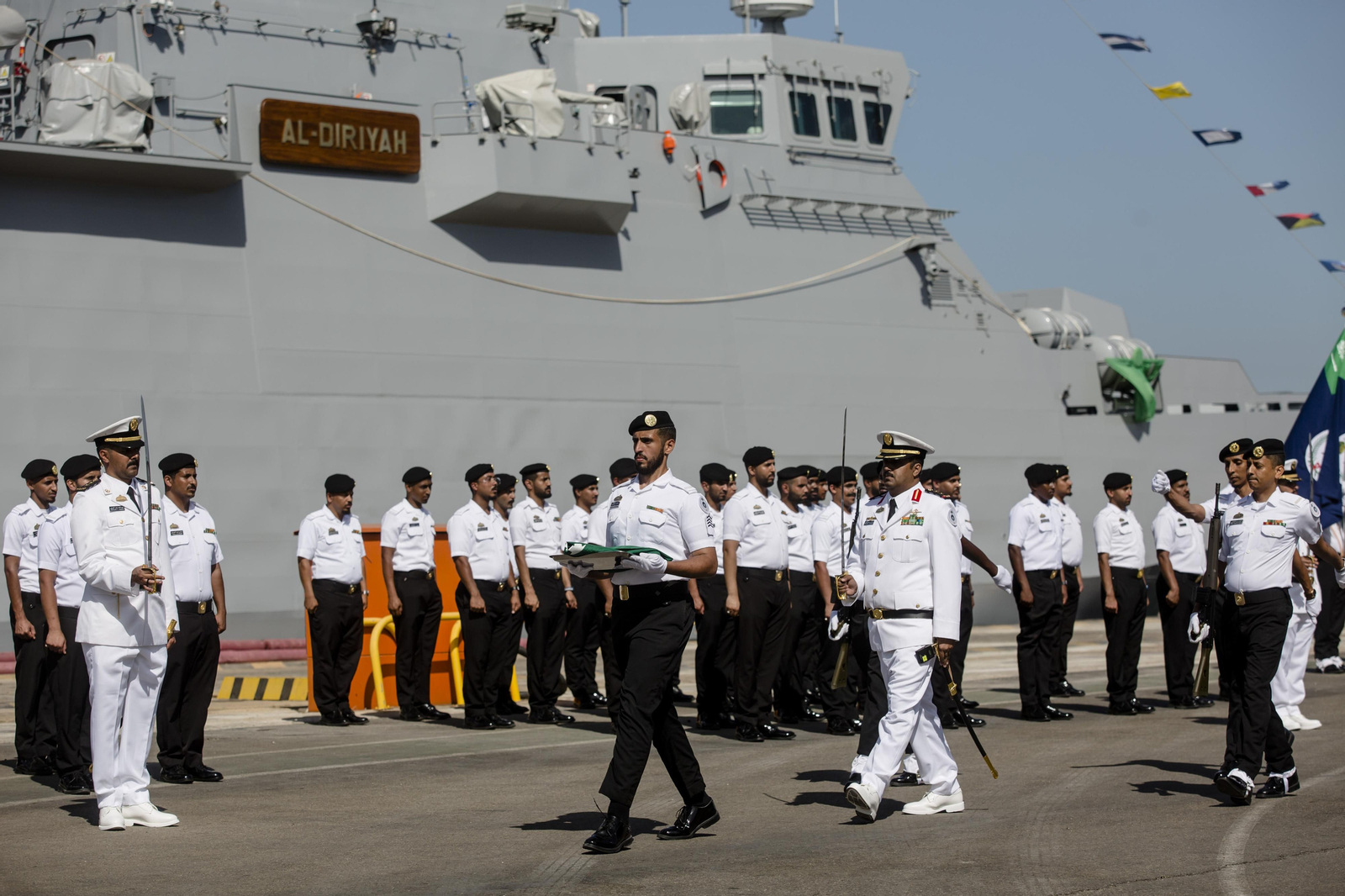 Las imágenes de la entrega a la Real Armada Saudita de la segunda corbeta construida en Navantia - San Fernando Las imágenes de la entrega a la Real Armada Saudita de la segunda corbeta construida en Navantia - San Fernando