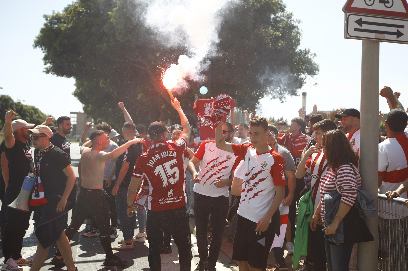 Imágenes del partido U.D. Almería-S.D. Amorebieta