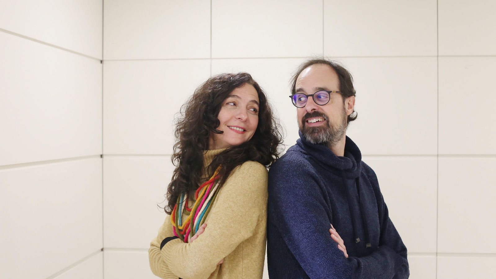 Fernández y Sevillano, en una visita a 'Diario de Sevilla'.