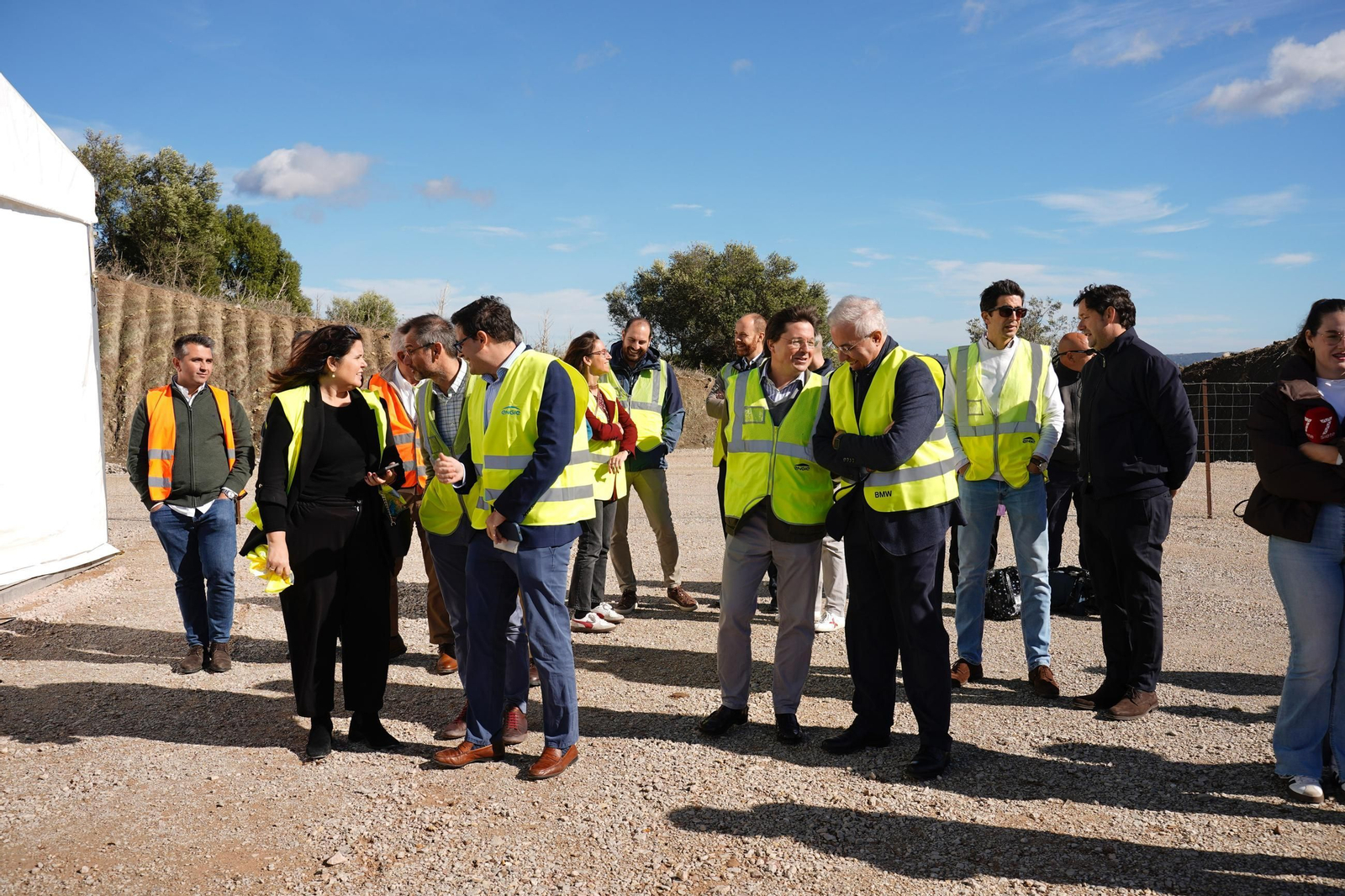 Las fotos de la inauguración de los parques eólicos El Padrón y Cerro Cabello de Los Barrios