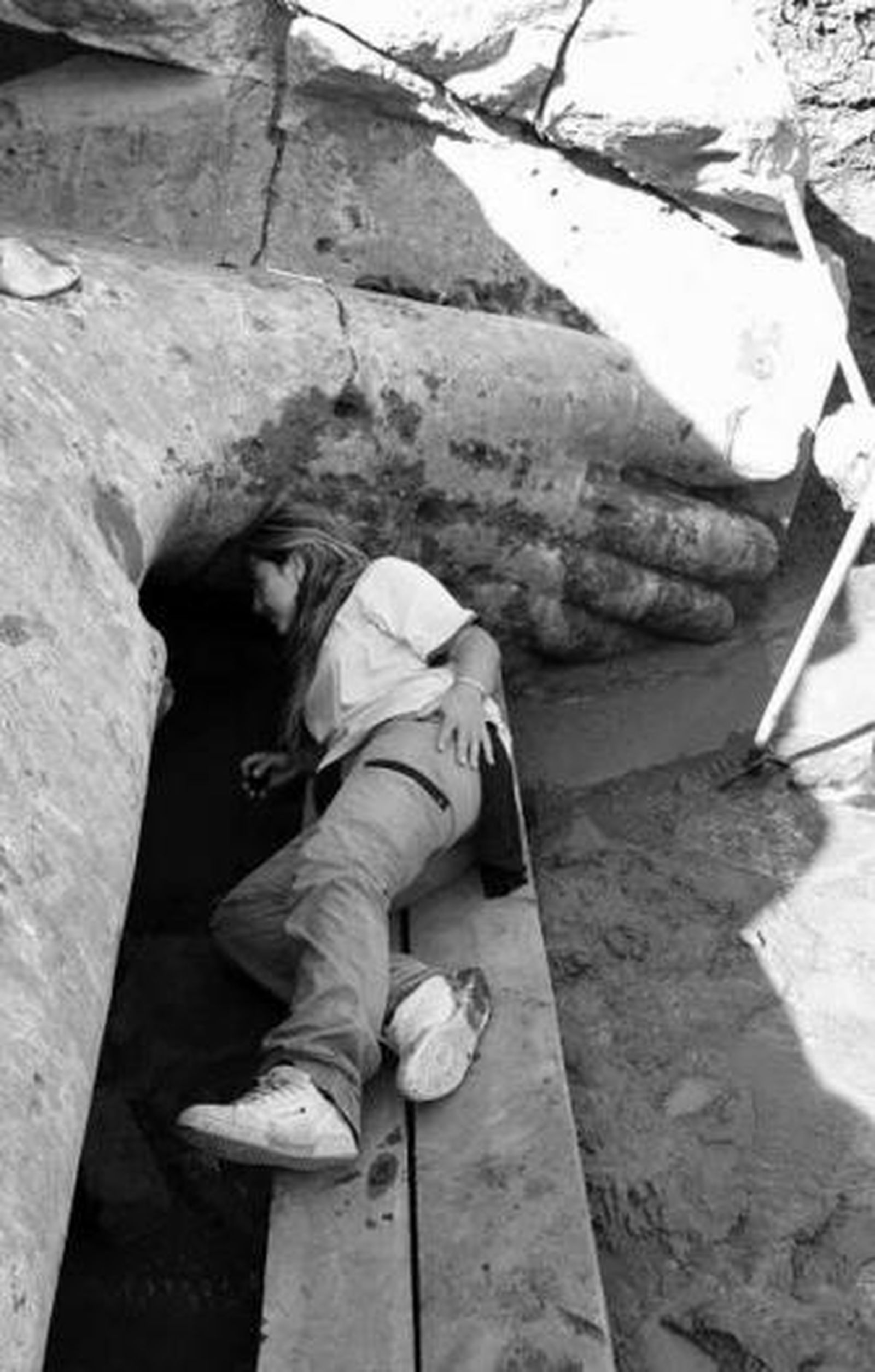 La egiptóloga Myriam Seco, durante una expedición anterior.