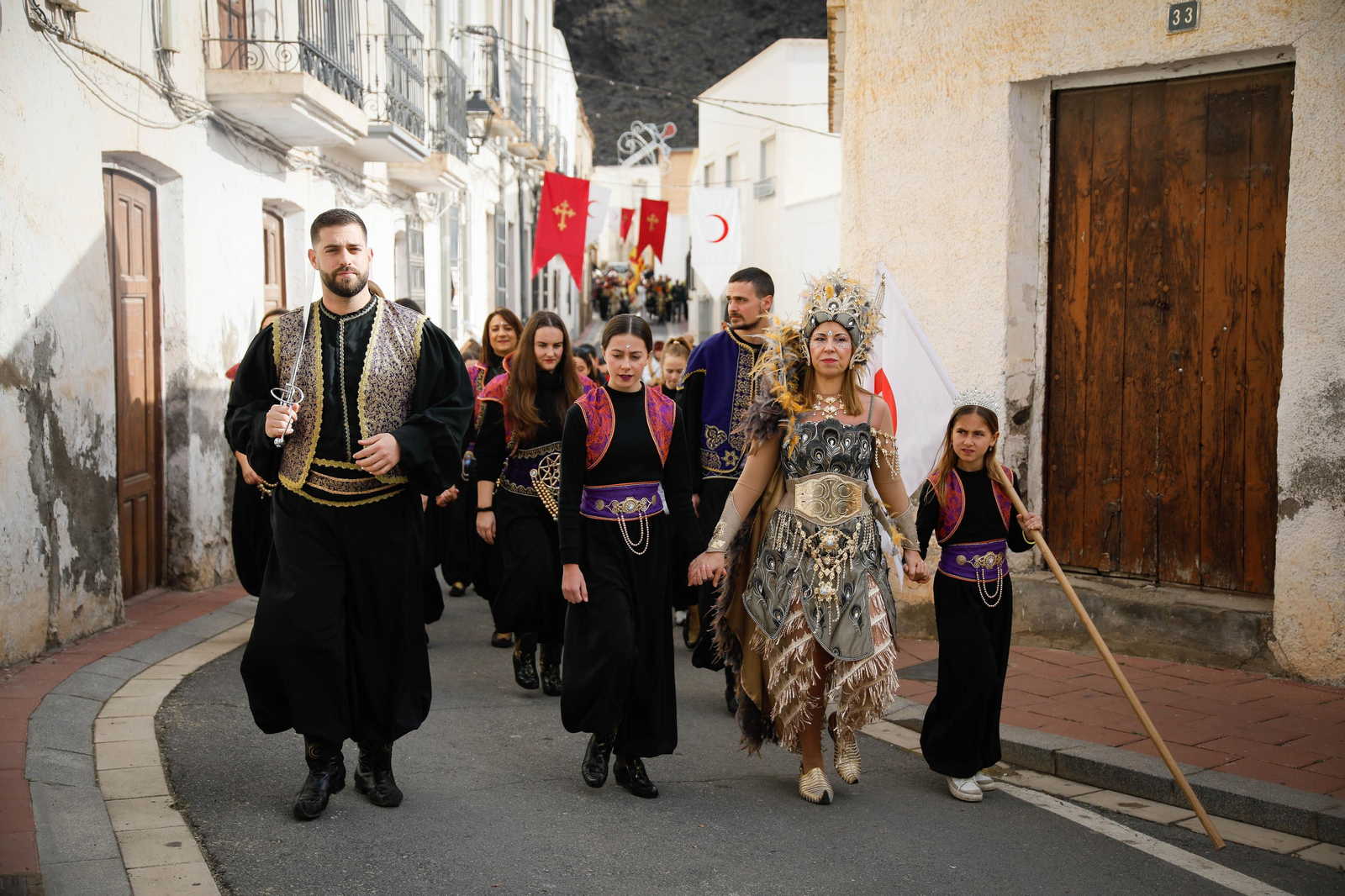 Última guerrilla en Gérgal entre moros y cristianos.