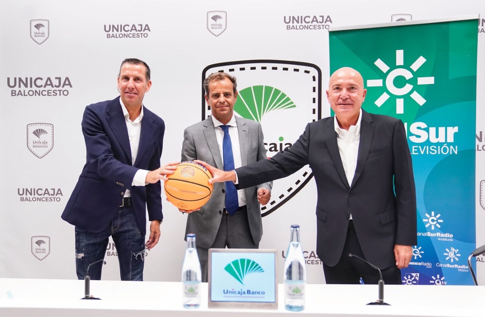 Nacho Rodríguez, Juande Mellado y Antonio Jesús López Nieto.