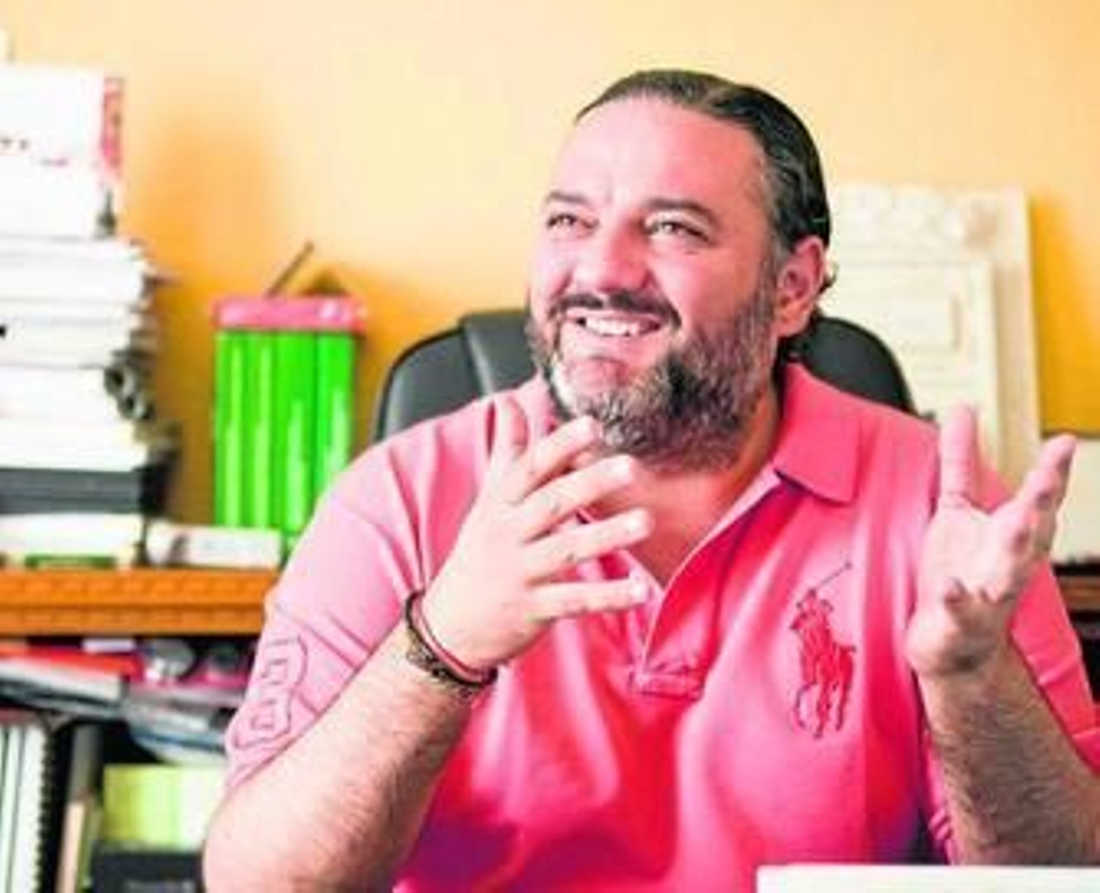 Concha de Santa Ana, junto a Sebastián Pérez.