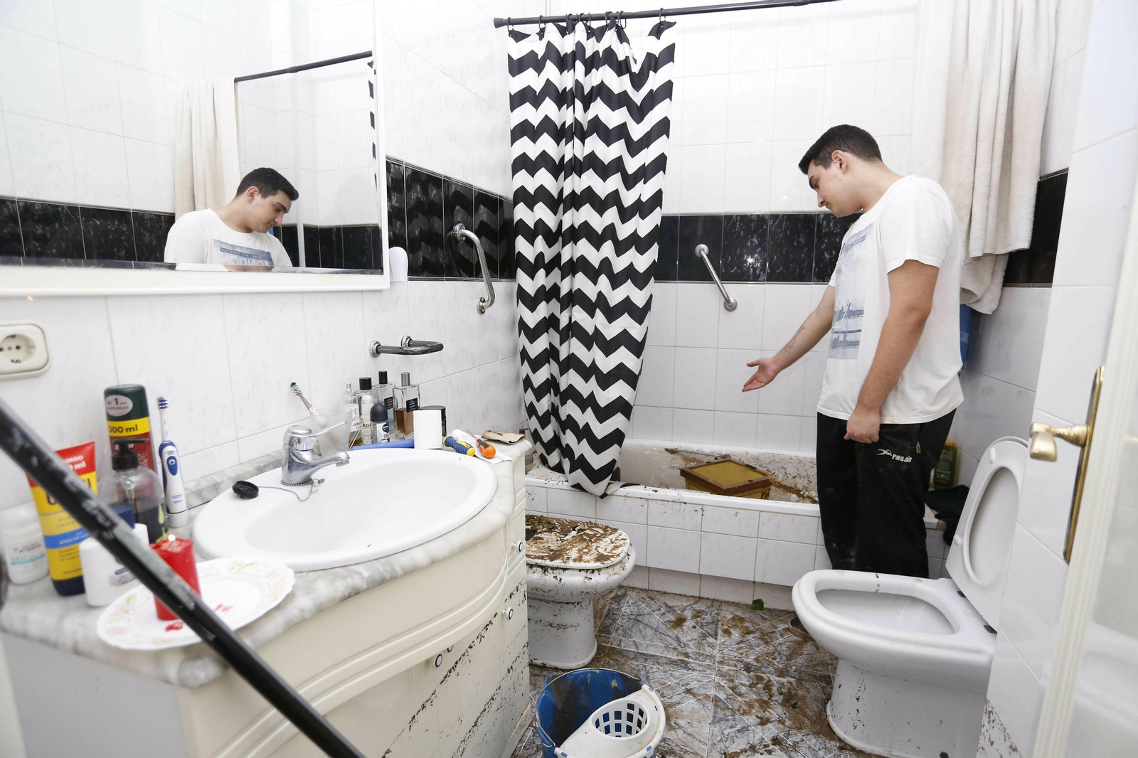 Los daños de la tormenta en Alhaurín el Grande