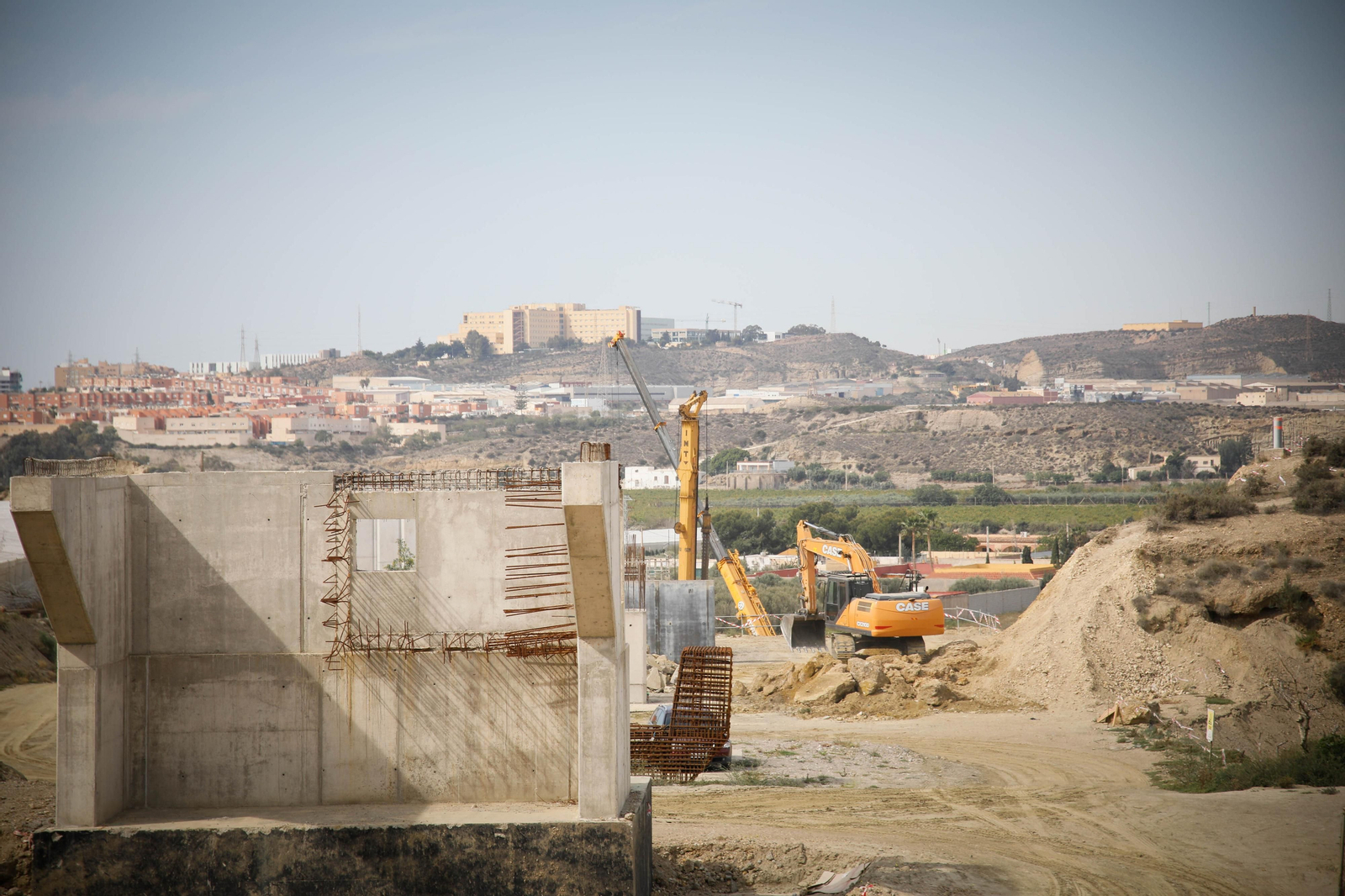 Así están las obras del túnel de Viator en la línea de alta velocidad de Adif, en imágenes