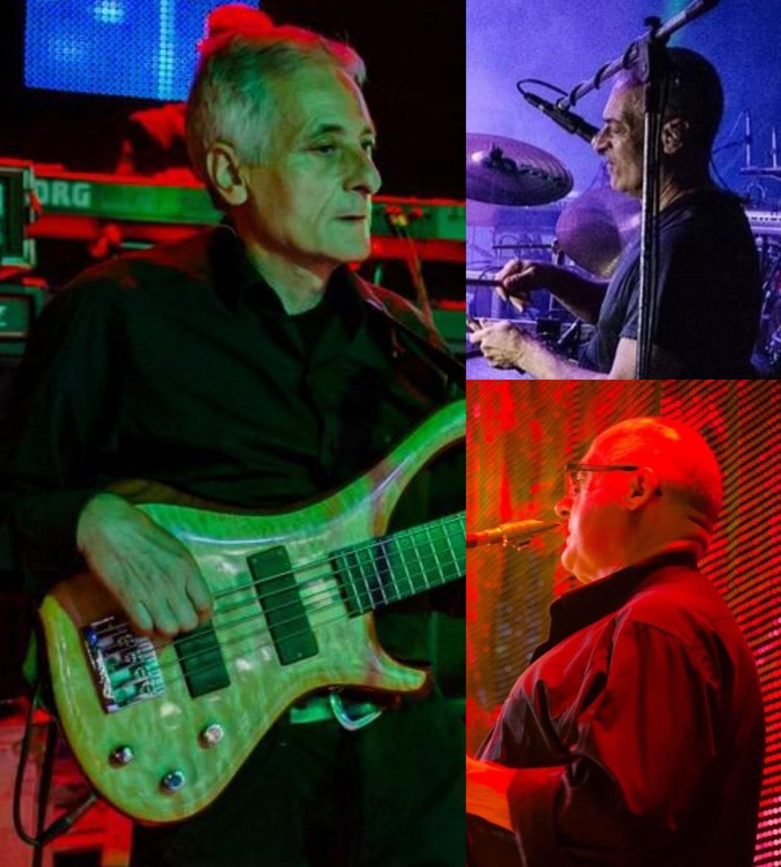 Los tres socios de la 'Orquesta Cristal'.