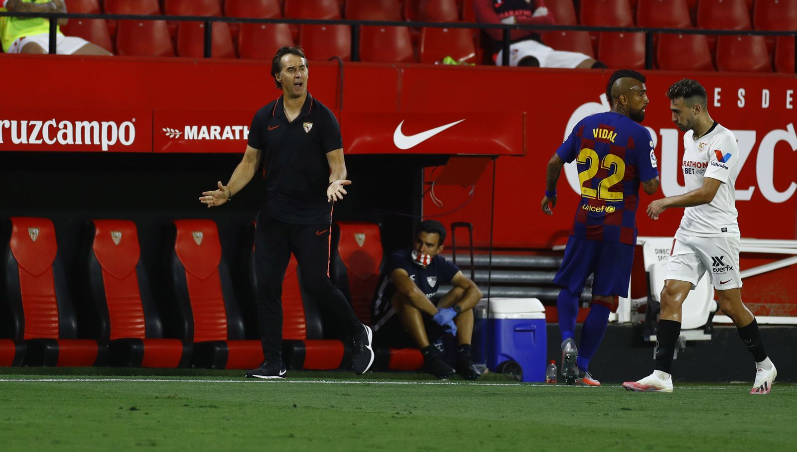 Las imágenes del Sevilla-Barcelona