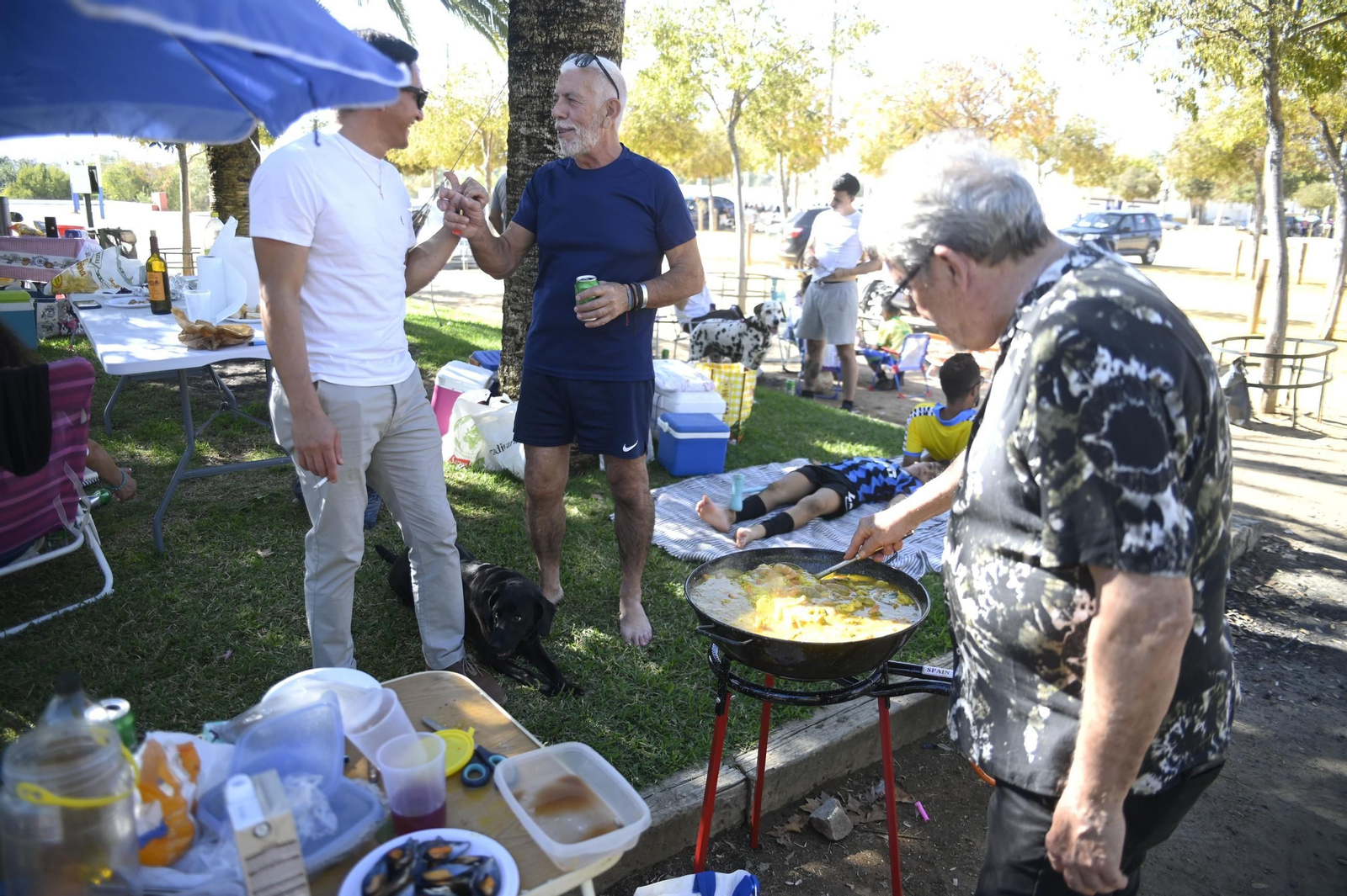 Los peroles se trasladan a El Arenal por San Rafael, en imágenes
