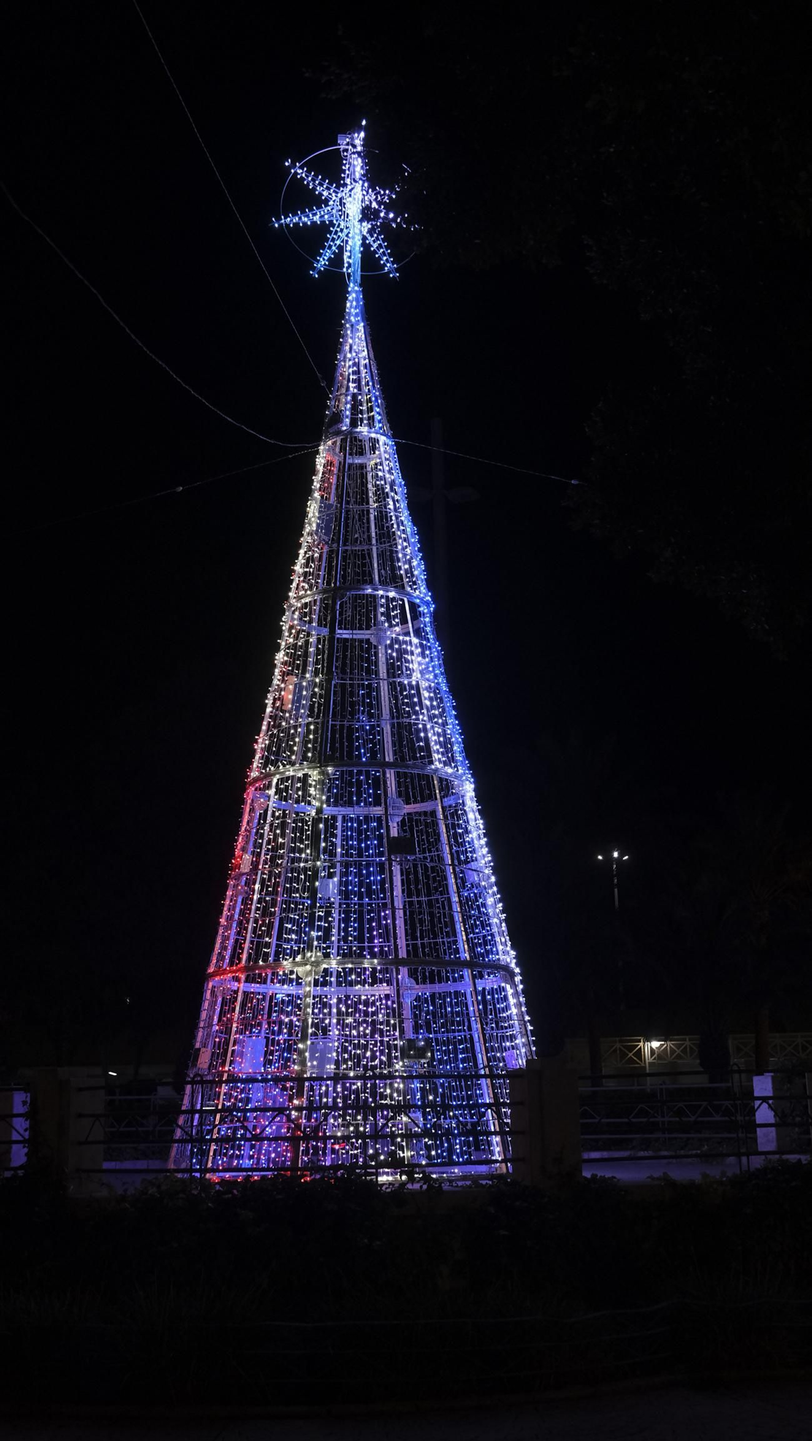 'Almería, la Ciudad de la Luz', espectáculo de luces, en imágenes