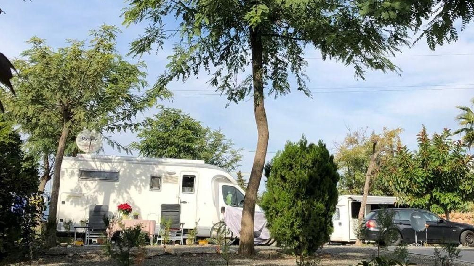 Imagen de un camping de Estepona.