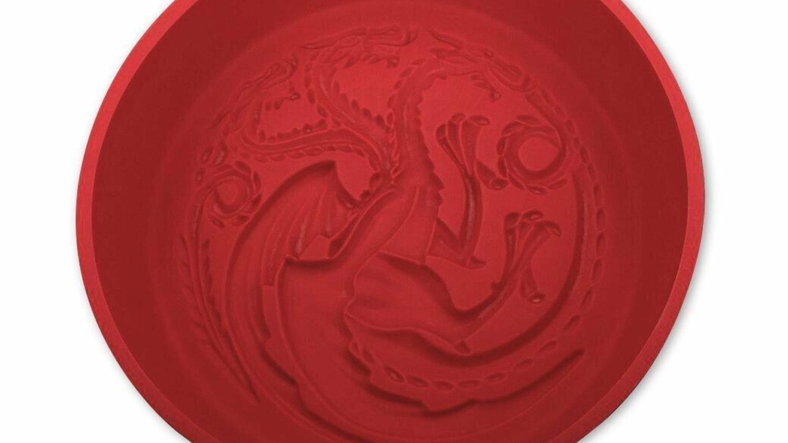 Molde para bizcochos y tartas con el escudo de la casa Targaryen.