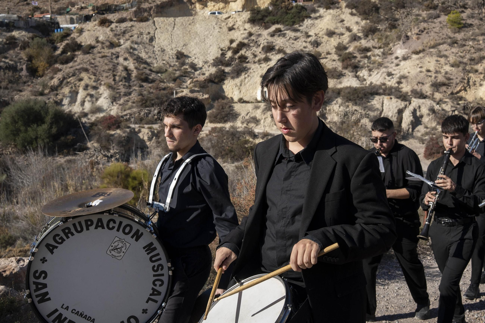 Las imágenes de la romería en Cuevas de Los Úbeda