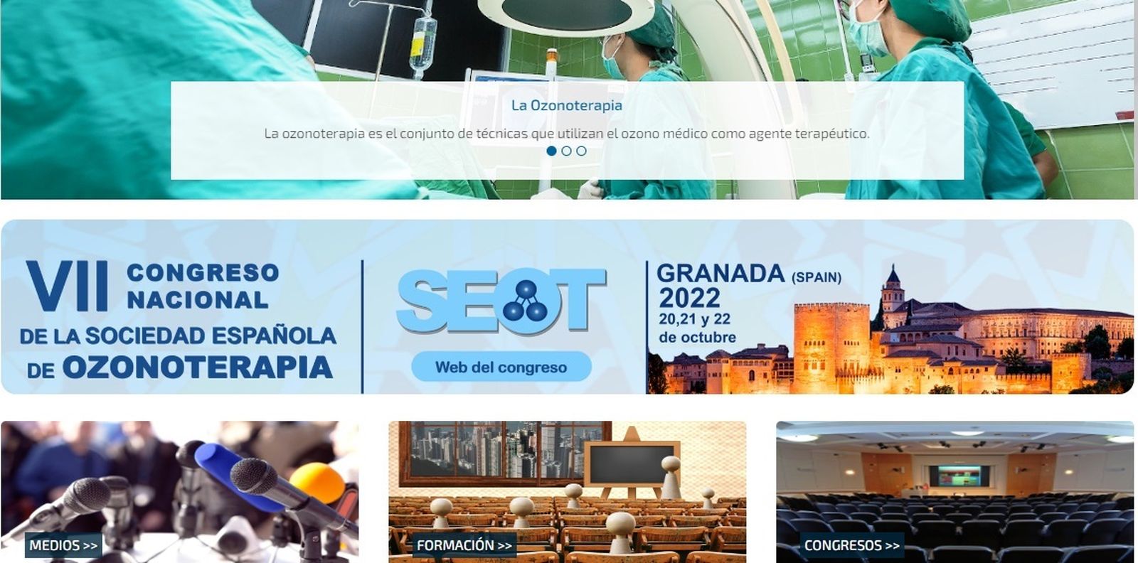 Un congreso nacional trae a Granada las novedades en cuanto a los tratamientos con ozono. médico