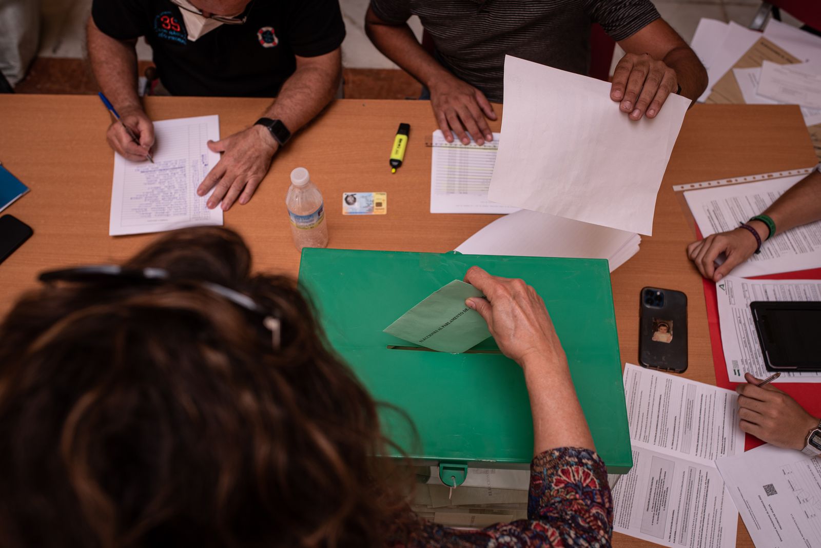 Imágenes de la jornada electoral en Huelva