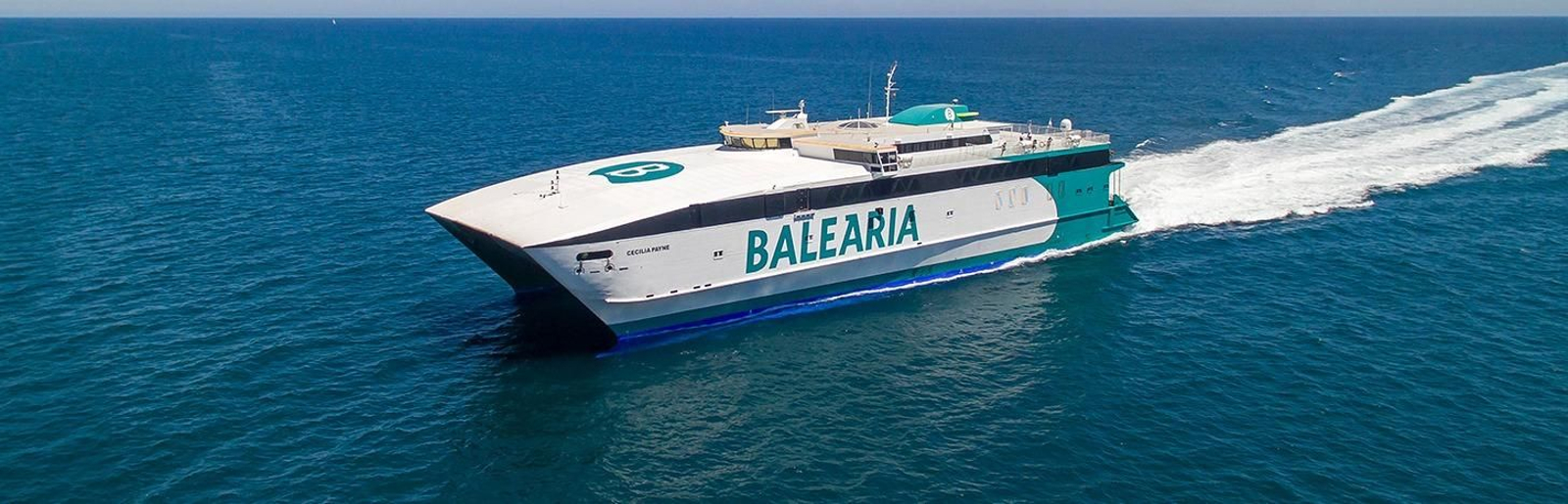 El ferry 'Cecilia Payne' de Baleària.
