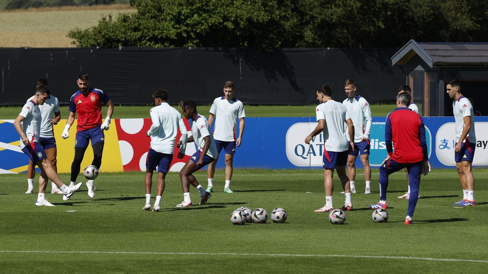 Las fotos de España antes de la semifinal contra Francia