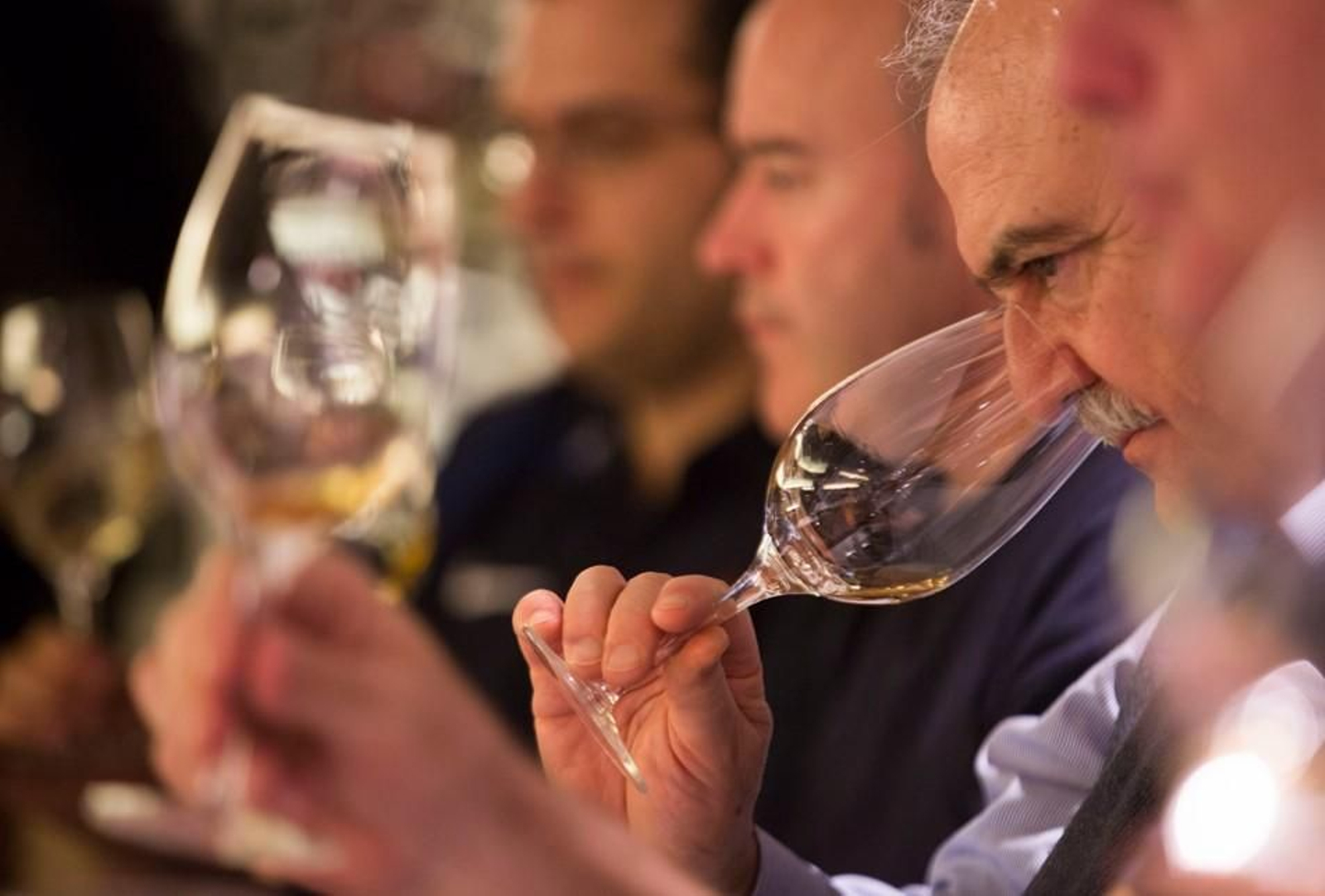 Imagen de una cata de Brandy de Jerez.