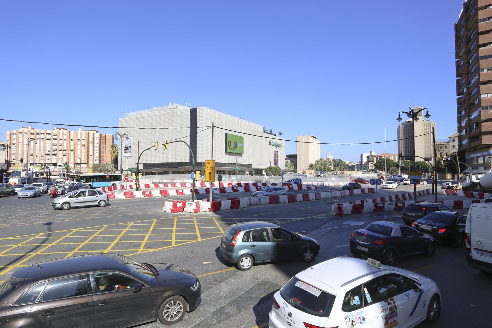 Glorieta Albert Camus, en Málaga capital.