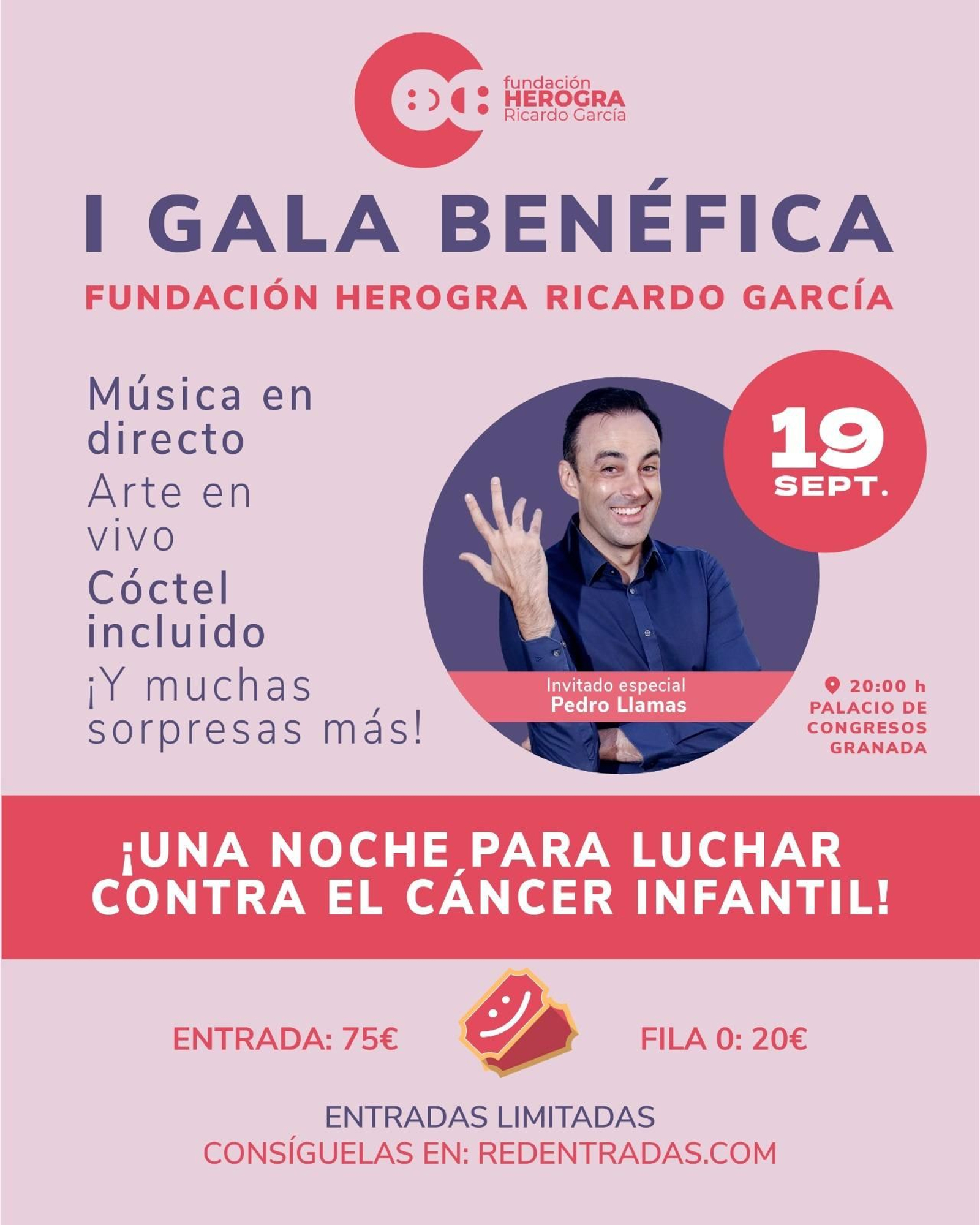 Cartel oficial de la gala.