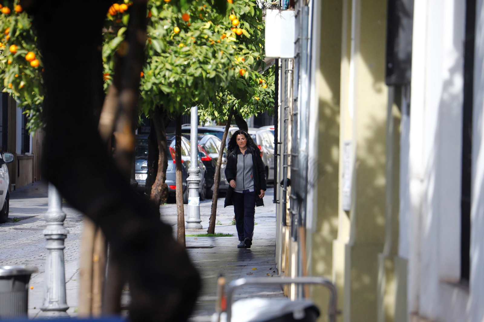 Un paseo en imágenes por el barrio de Santa Marina en pleno invierno
