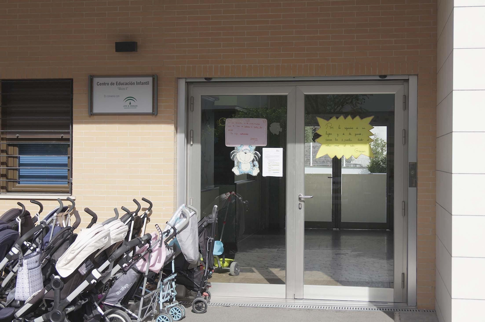 Una de las guarderías de la capital en la mañana de ayer.