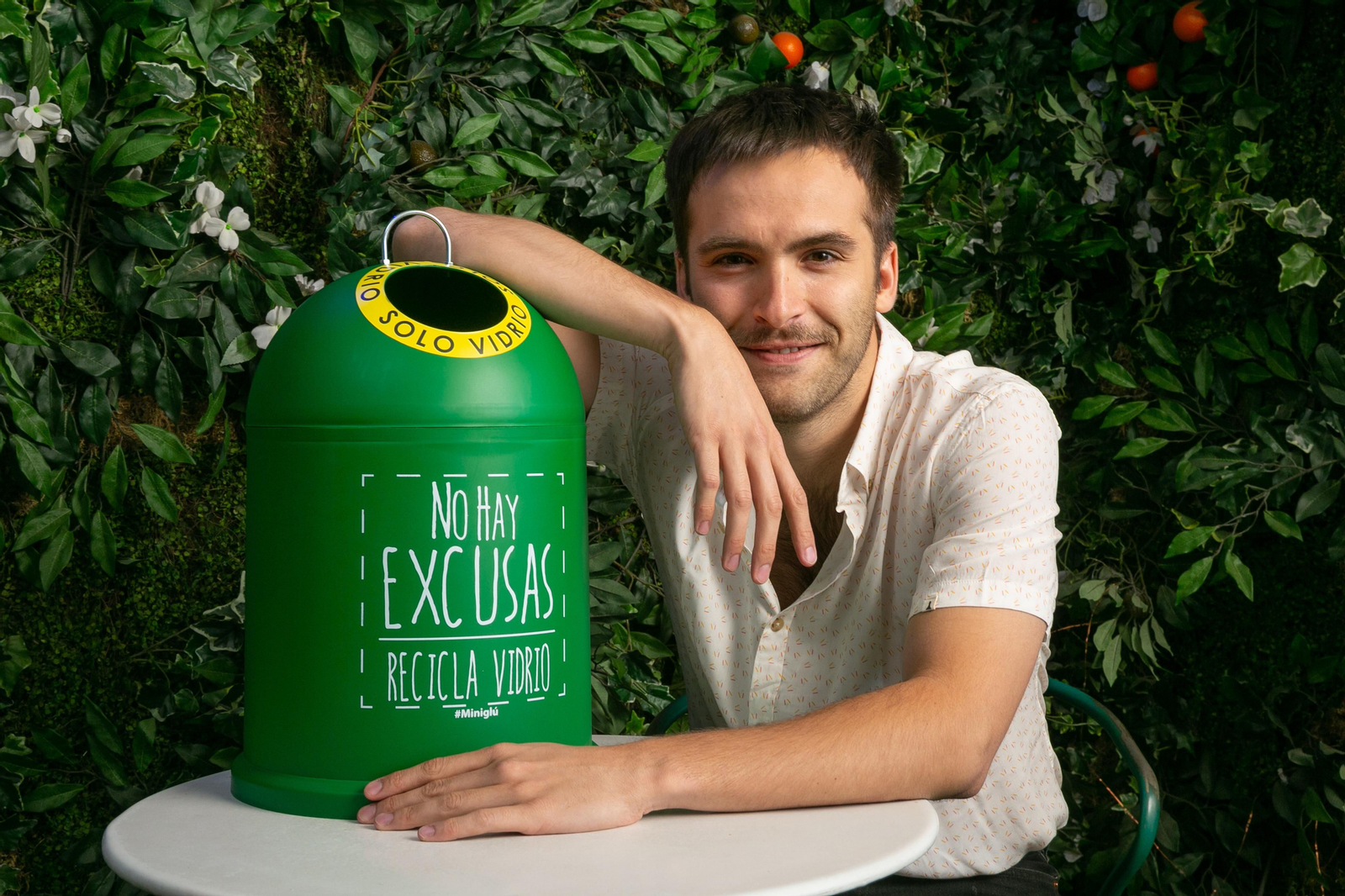 El actor Ricardo Gómez, embajador de la campaña de Ecovidrio. El actor Ricardo Gómez, embajador de la campaña de Ecovidrio.