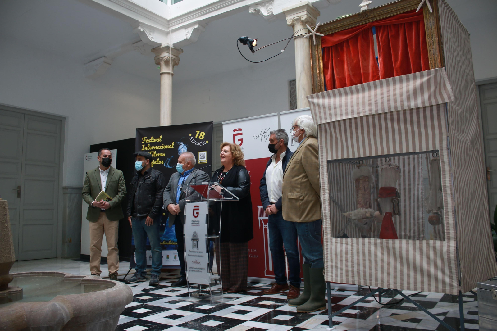 Presentación del festival en el Palacio de los Condes de Gabia