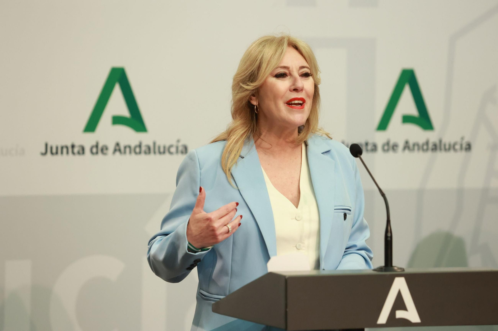 La portavoz del Gobierno andaluz, Carolina España.