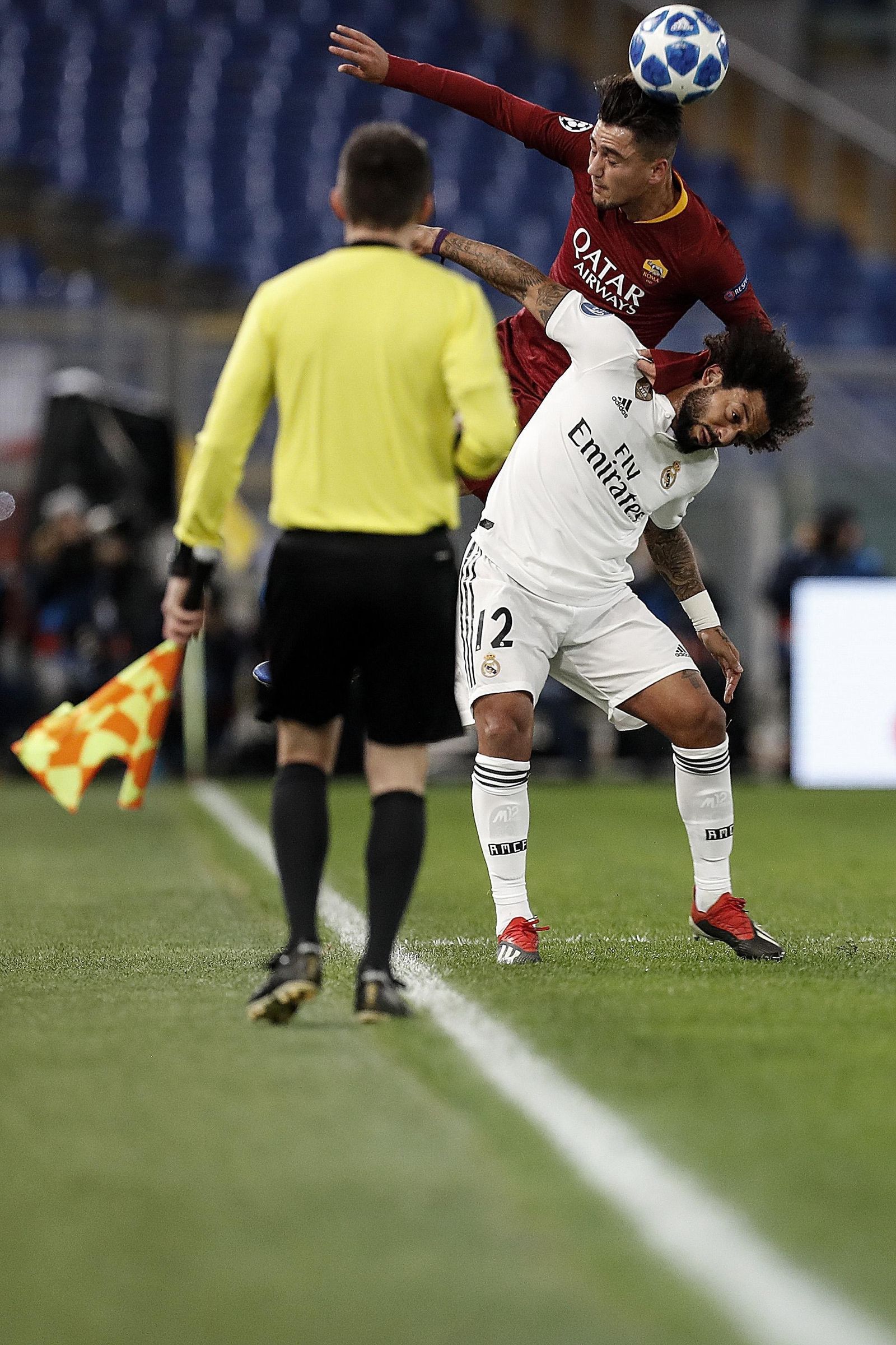 Las imágenes de la Roma-Real Madrid