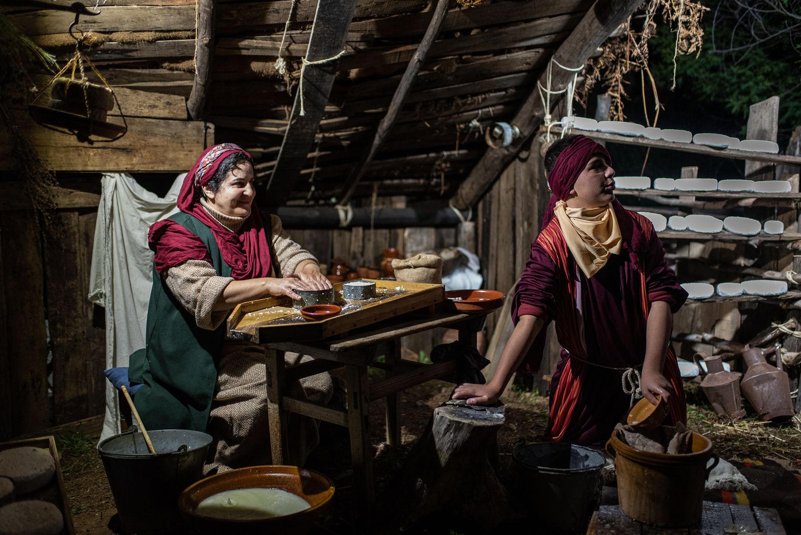 Imágenes: Una visita al Belén viviente de Puerto Moral