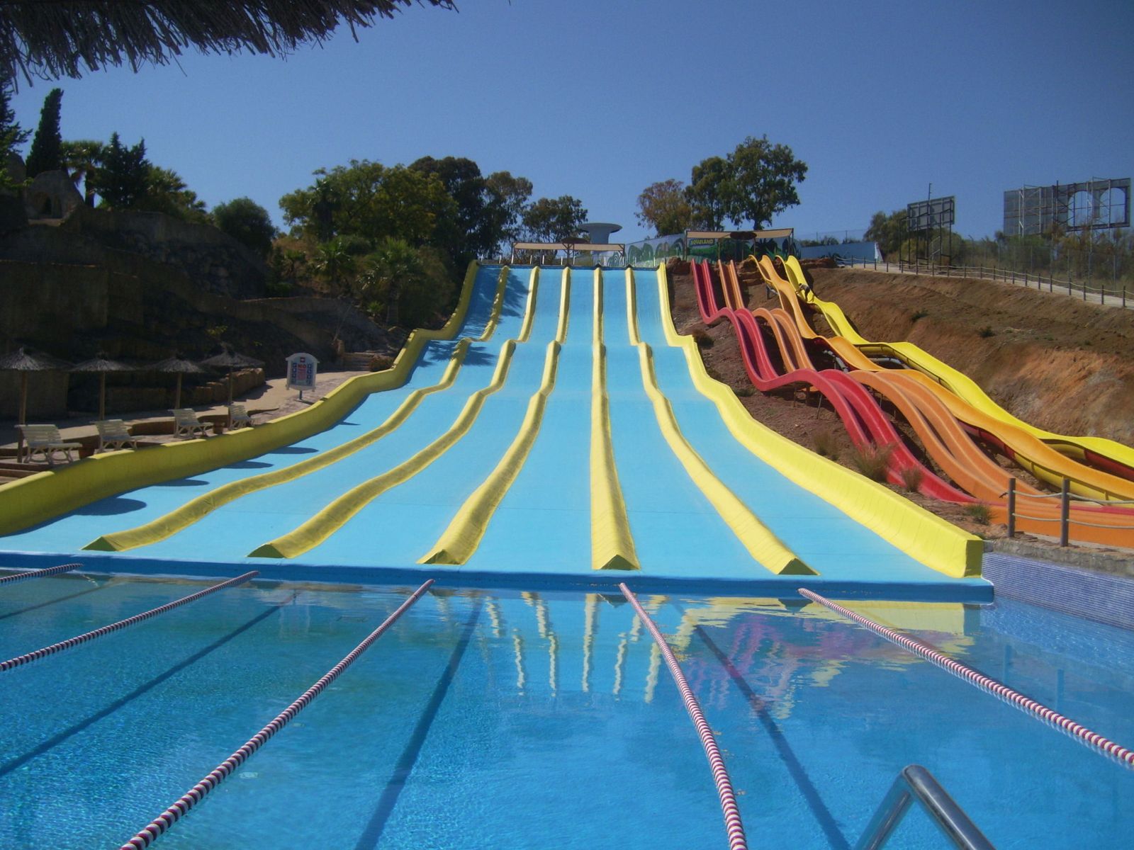 Imagen de archivo de una de las atracciones del parque acuático portuense.
