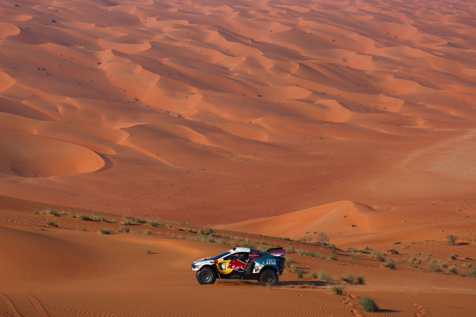 Las mejores fotos del Dakar por las dunas