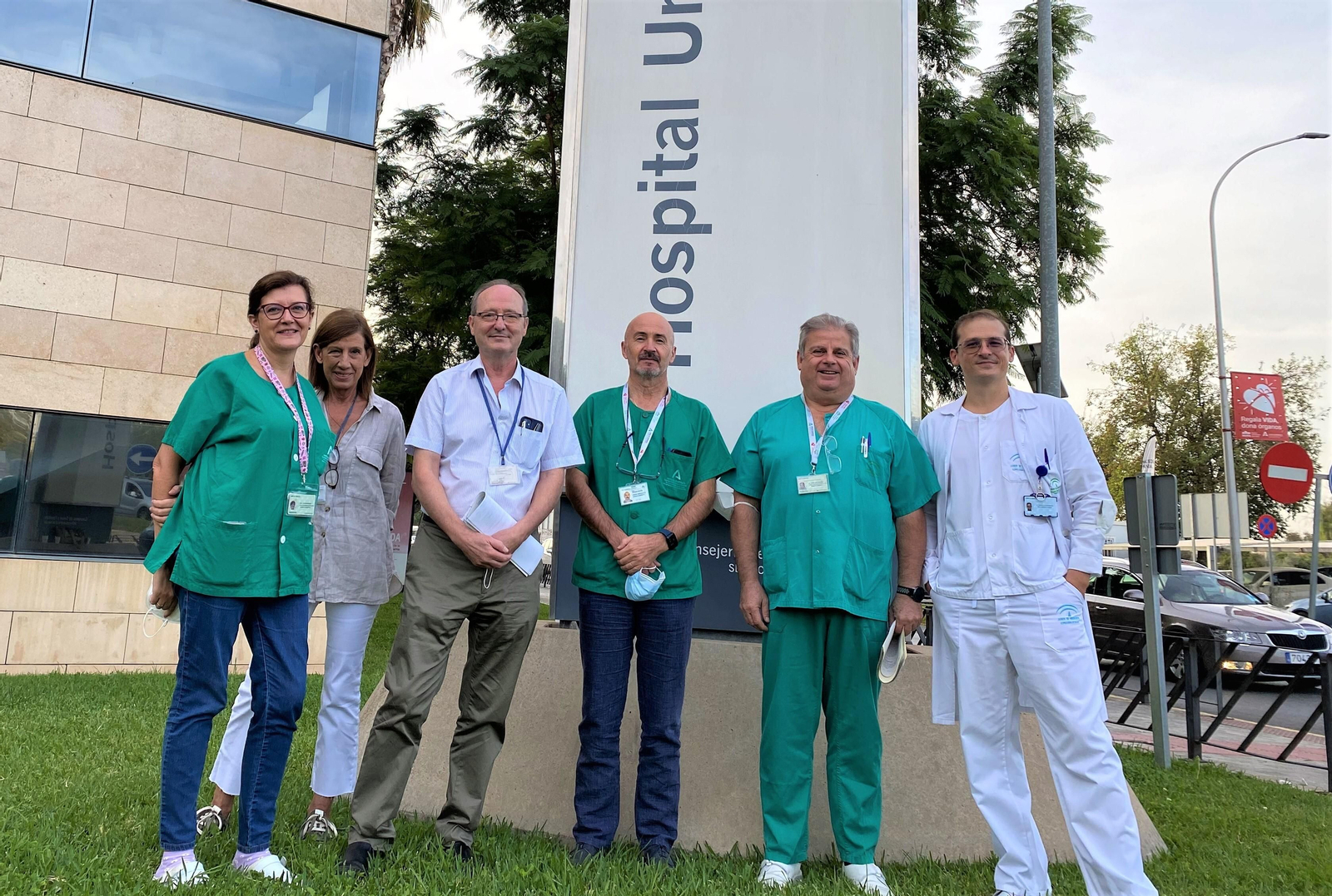 Grupo de profesionales de la Unidad de Aparato Digestivo del Reina Sofía.