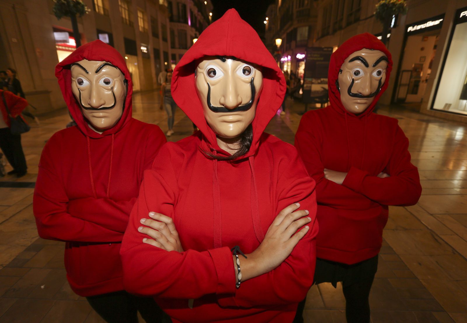 Las fotos de la noche de Halloween en Málaga