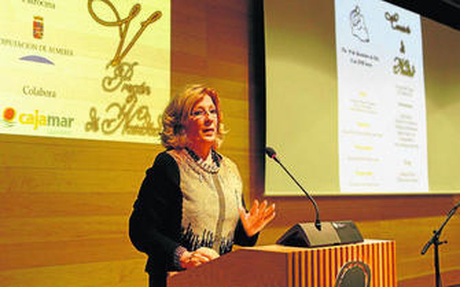 La pregonera María del Mar Agüero dio un pregón muy emotivo.