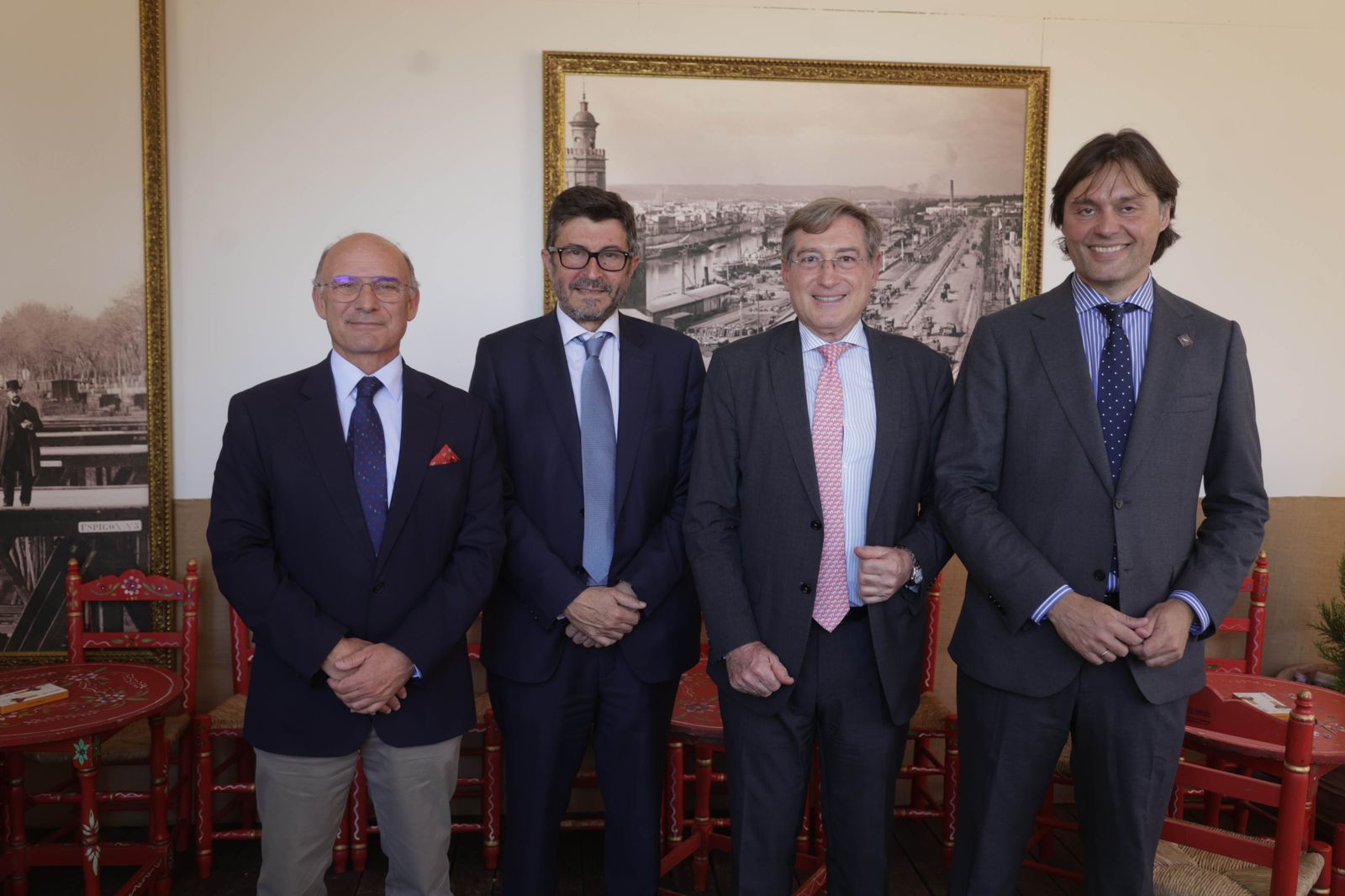 Recepción del Puerto de Sevilla en la Feria de Sevilla