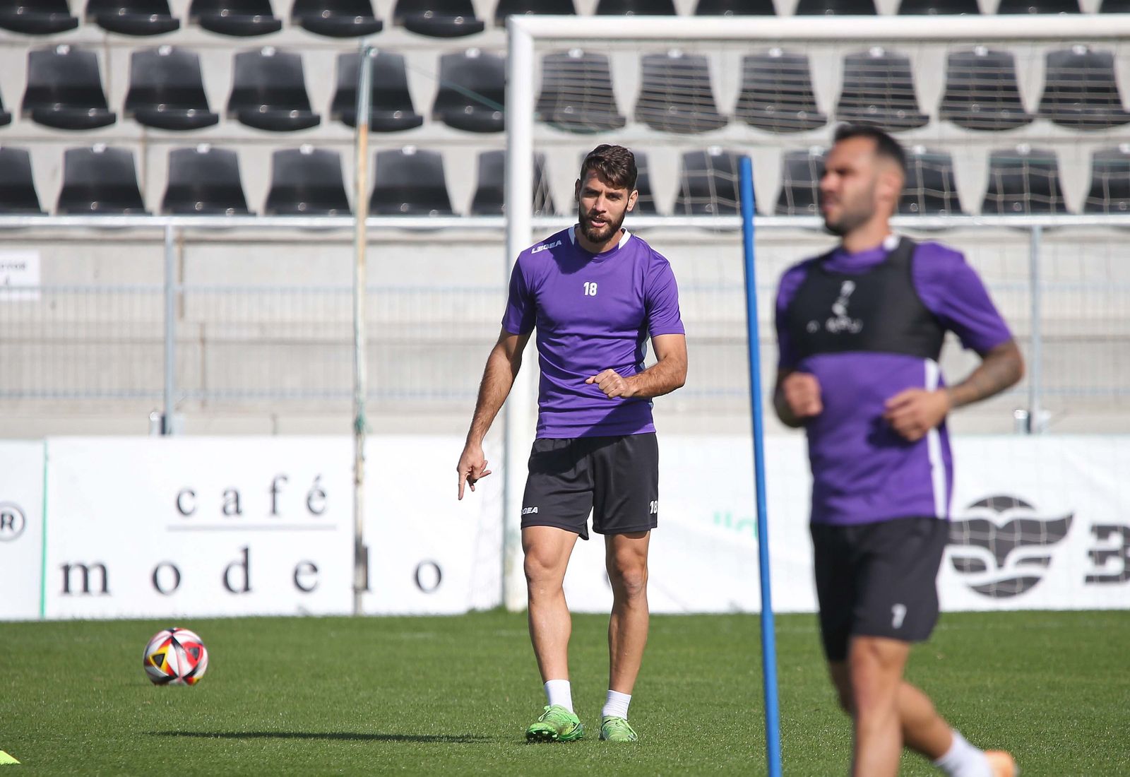 Fotos del entrenamiento de la Balona