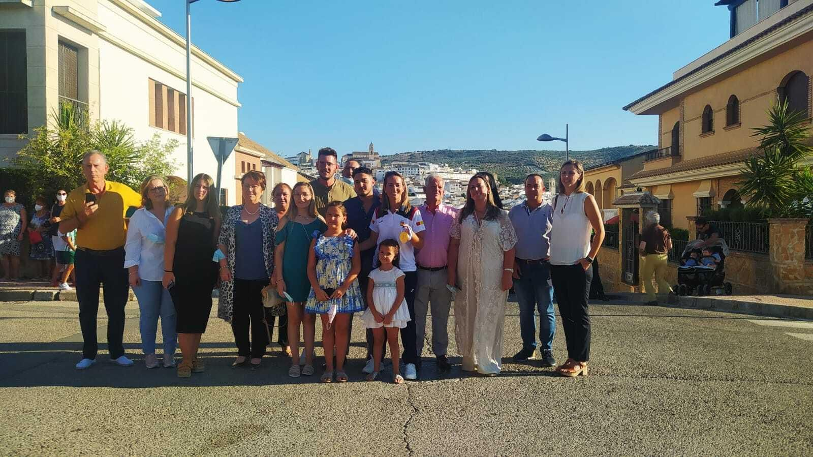 Las imágenes del homenaje a Fátima Gálvez en Baena tras su oro olímpico en Tokio