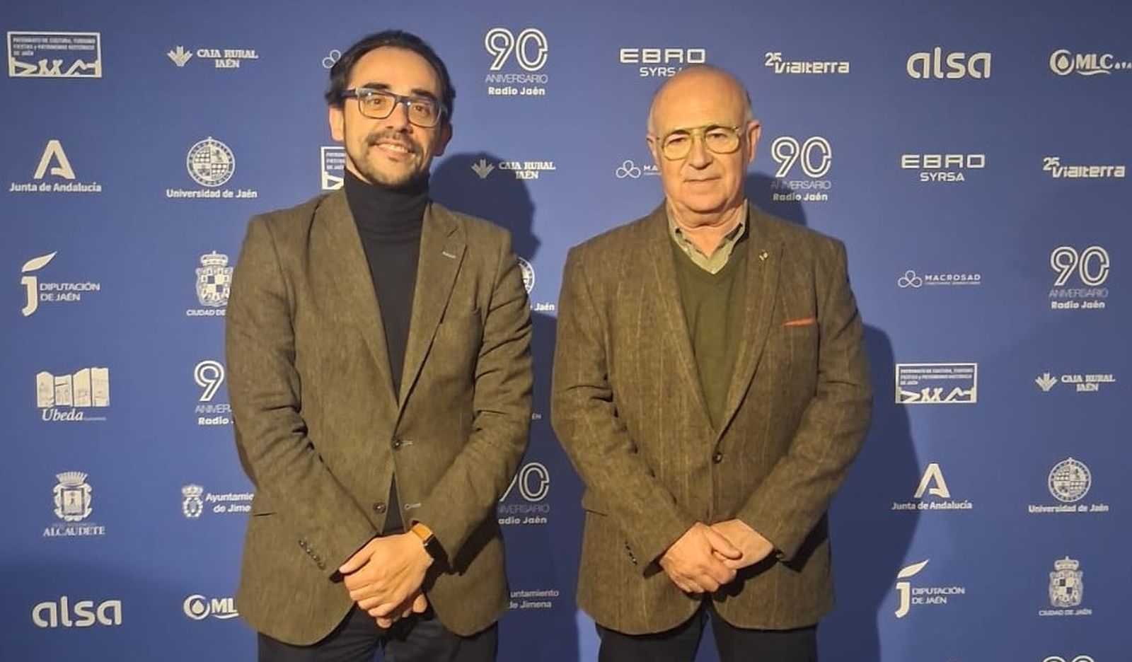 Alfredo Olivares, junto a Germán Aguayo.