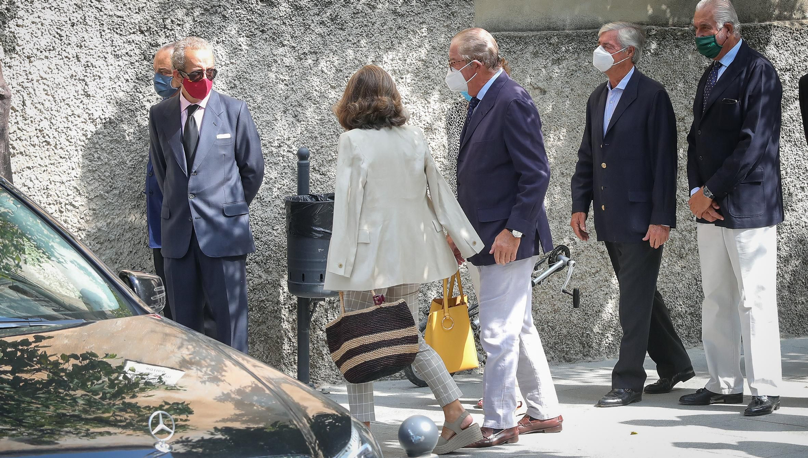 Familiares y amigos despiden en San Marcos a Luis López de Carrizosa y Domecq 'Conde de Peraleja'