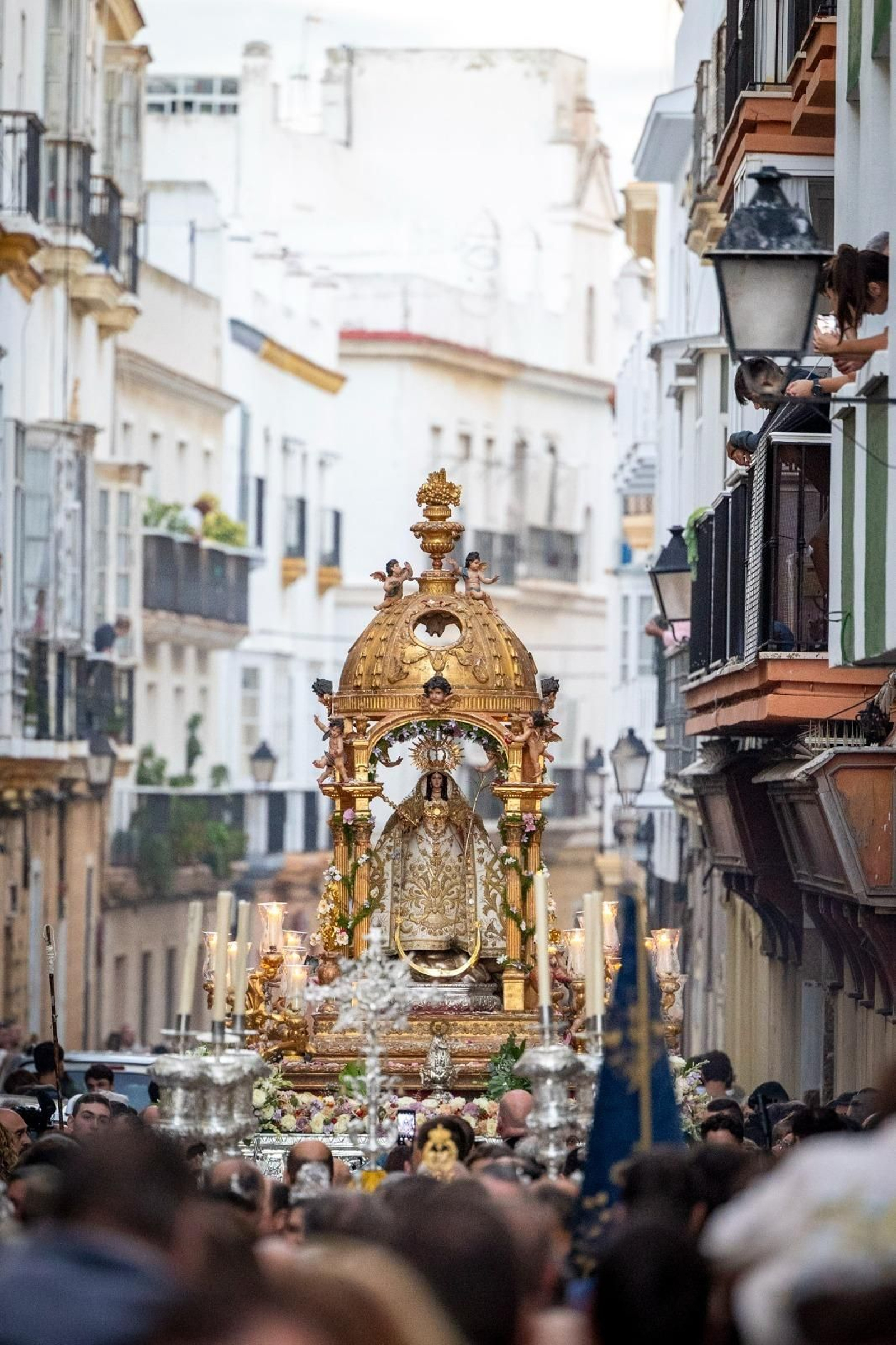 Las imágenes de la procesión de la Virgen de la Palma