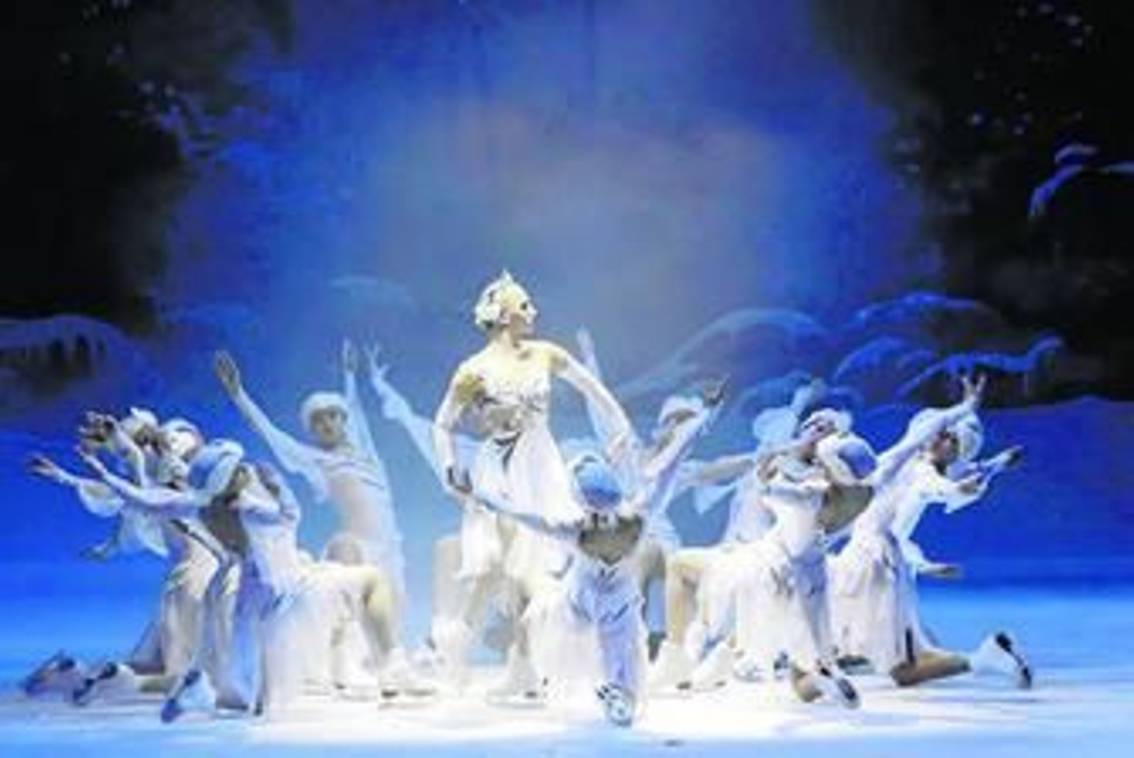 'El lago de los cisnes', en el montaje de The Imperial Ice Stars.