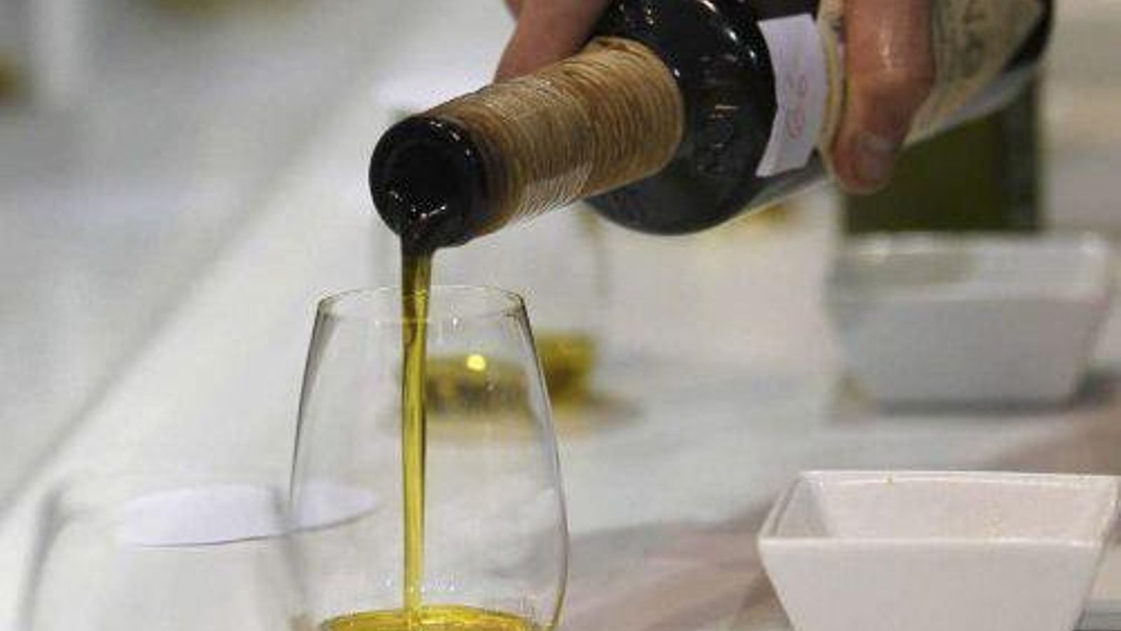 Una cata de aceite de oliva.